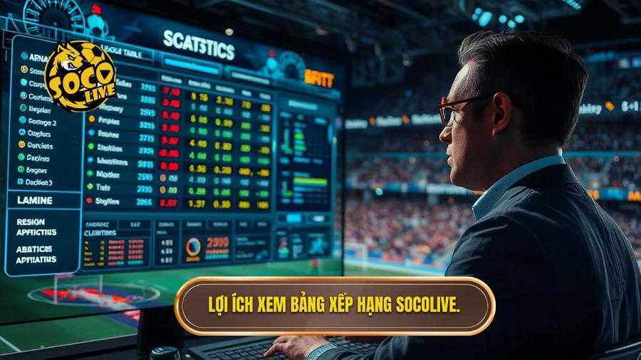  Lợi ích xem bảng xếp hạng Socolive