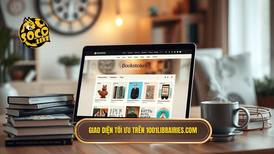 Giao diện tối ưu trên 1001librairies.com