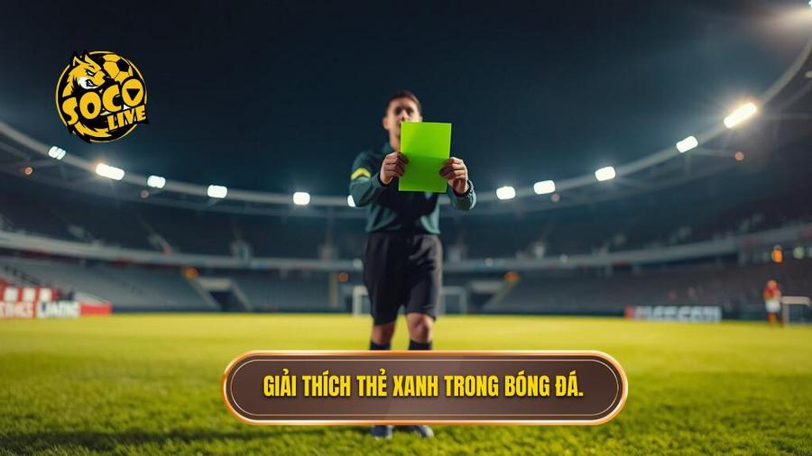 1. Giải thích thẻ xanh trong bóng đá.