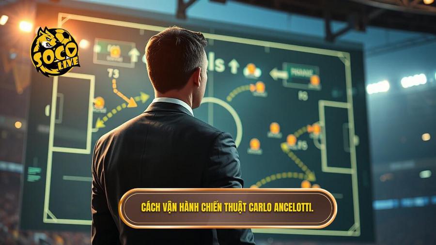 2. Cách vận hành chiến thuật Carlo Ancelotti.