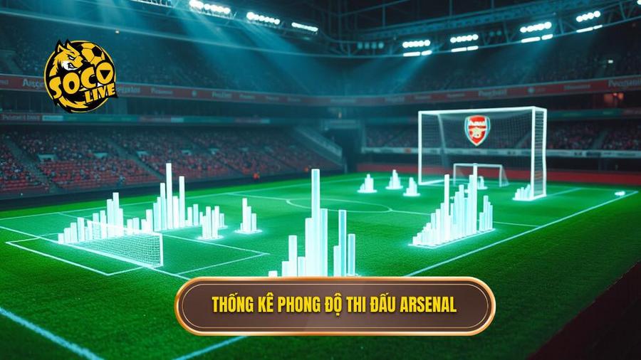 Phân tích phong độ đội Arsenal qua các con số thống kê
