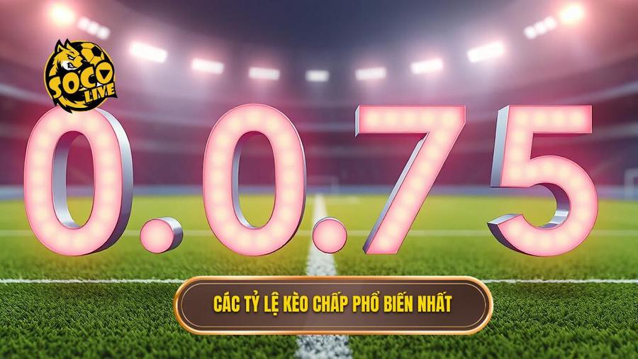 Các con số phổ biến khi tìm hiểu kèo chấp là gì